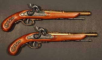 Flintlock Dueling Pistols - NON Firing